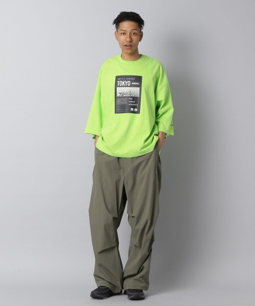 NUMERALS(ヌメラルズ)の「【NUMERALS】ポスタープリントTEE(Tシャツ/カットソー・メンズ・イエロー/ブラック/オフホワイト・MEDIUM/LARGE)」の10枚目の写真
