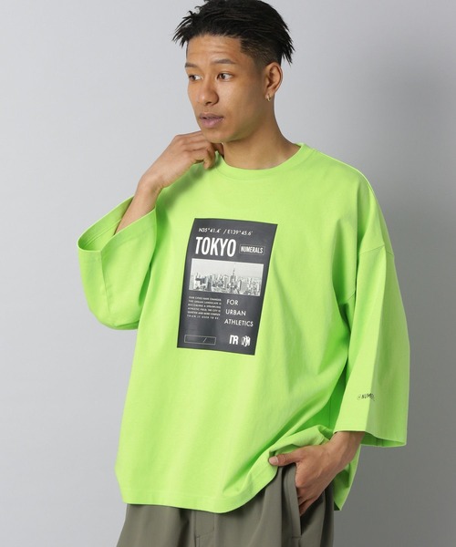 NUMERALS(ヌメラルズ)の「【NUMERALS】ポスタープリントTEE(Tシャツ/カットソー・メンズ・イエロー/ブラック/オフホワイト・MEDIUM/LARGE)」の12枚目の写真