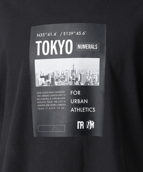 NUMERALS】ポスタープリントTEE（Tシャツ/カットソー