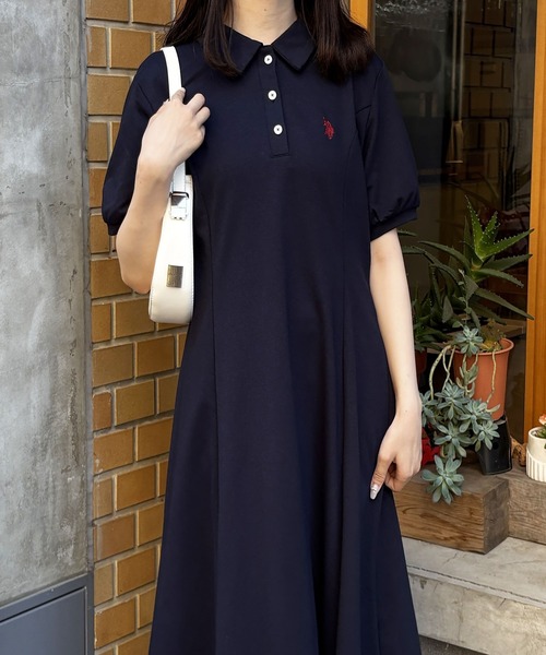 大人気！まとめ一覧 セール】GeeRA別注【U.S. POLO ASSN.】ポロ衿ワンピ―ス ワンピース