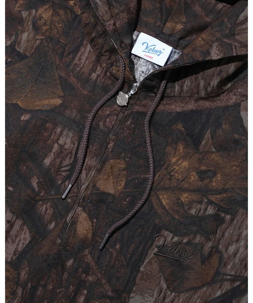 KEBOZ（ケボズ）の「COTTON RIPSTOP HALF ZIP HOODED SHIRT