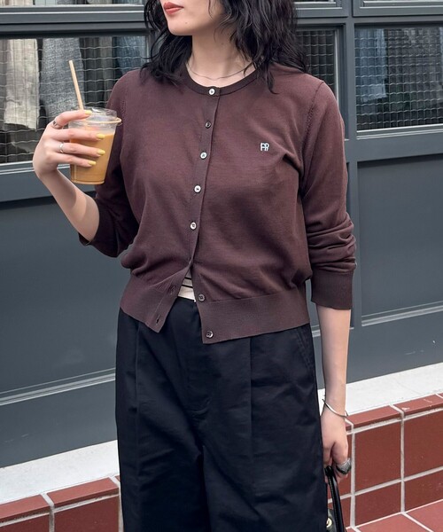 FR刺繍ベーシックサマーカーディガン（カーディガン/ボレロ