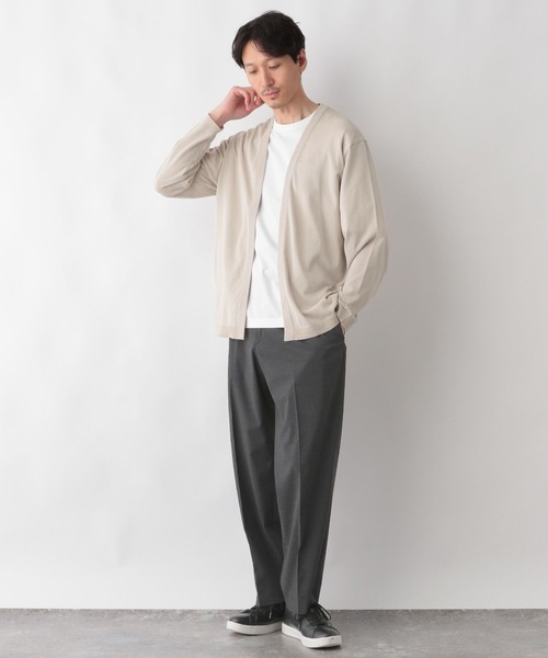GLOBAL WORK(グローバルワーク)の「アラエルサラサラサマーカーデ/287554(カーディガン/ボレロ・メンズ・ブラック/サックスブルー/ラベンダー/グリーン/グレイッシュベージュ・SMALL/MEDIUM/LARGE/X-LARGE)」の10枚目の写真