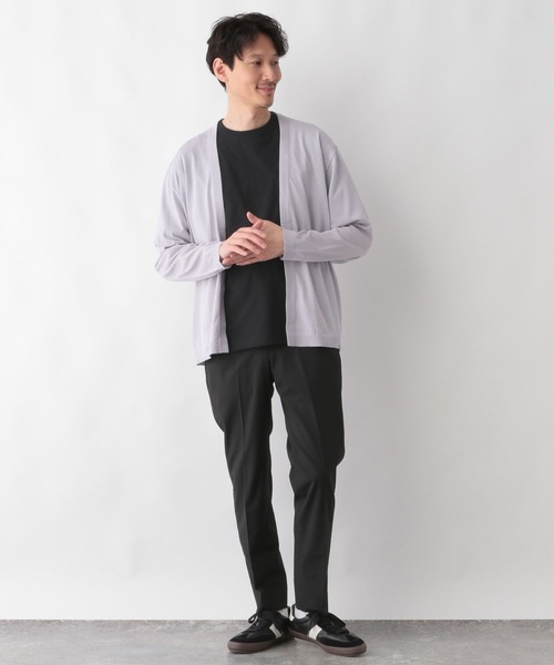 GLOBAL WORK(グローバルワーク)の「アラエルサラサラサマーカーデ/287554(カーディガン/ボレロ・メンズ・ブラック/サックスブルー/ラベンダー/グリーン/グレイッシュベージュ・SMALL/MEDIUM/LARGE/X-LARGE)」の19枚目の写真