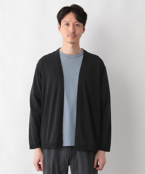 GLOBAL WORK(グローバルワーク)の「アラエルサラサラサマーカーデ/287554(カーディガン/ボレロ・メンズ・ブラック/サックスブルー/ラベンダー/グリーン/グレイッシュベージュ・SMALL/MEDIUM/LARGE/X-LARGE)」の21枚目の写真
