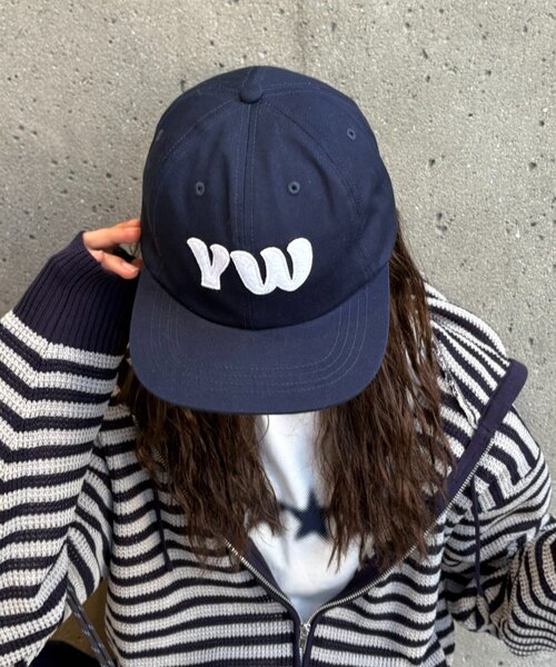 CIAOPANIC TYPY(チャオパニックティピー)の「【UNISEX】フェルトロゴキャップ(キャップ・レディース・ネイビー/ブラウン/アイボリー・ONE SIZE)」の3枚目の写真