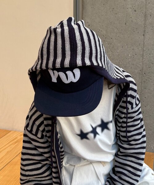 CIAOPANIC TYPY(チャオパニックティピー)の「【UNISEX】フェルトロゴキャップ(キャップ・レディース・ネイビー/ブラウン/アイボリー・ONE SIZE)」の6枚目の写真