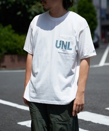 URBAN NATURE LIFE アーバンネイチャーライフ ロゴプリントポケTシャツ