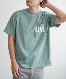 URBAN NATURE LIFE アーバンネイチャーライフ ロゴプリントポケTシャツ