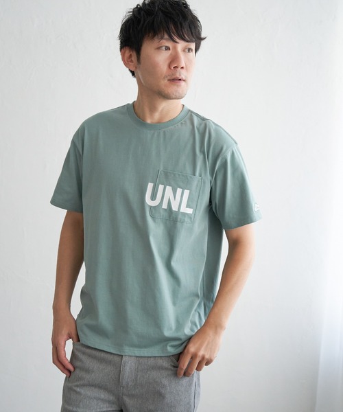 ikka(イッカ)の「URBAN NATURE LIFE アーバンネイチャーライフ ロゴプリントポケTシャツ(Tシャツ/カットソー・メンズ・ホワイト/オレンジ/ミント/ネイビー・M/L/XL/S)」の15枚目の写真