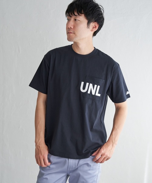 ikka(イッカ)の「URBAN NATURE LIFE アーバンネイチャーライフ ロゴプリントポケTシャツ(Tシャツ/カットソー・メンズ・ホワイト/オレンジ/ミント/ネイビー・M/L/XL/S)」の6枚目の写真