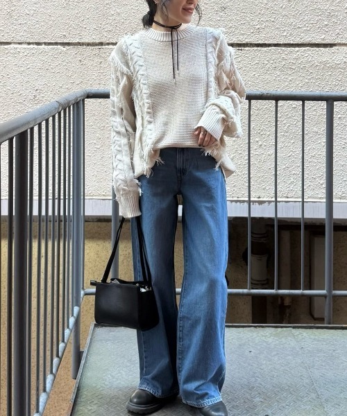 Levi's（リーバイス）の「Levi's(リーバイス)【レディース】「CINCH」バギー（デニムパンツ・レディース・ダークインディゴブルー・25inch/26inch/24inch/27inch）」の14枚目の写真