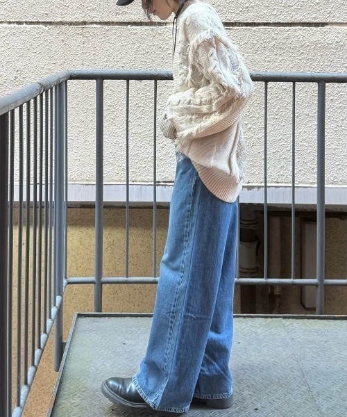 Levi's（リーバイス）の「Levi's(リーバイス)【レディース】「CINCH」バギー（デニムパンツ・レディース・ダークインディゴブルー・25inch/26inch/24inch/27inch）」の15枚目の写真