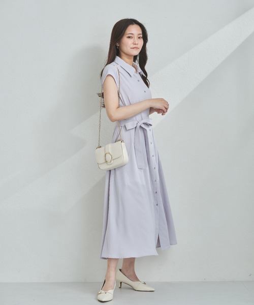 MISCH MASCH(ミッシュマッシュ)の「WEB限定 2025新作 フレンチシャツワンピース(ワンピース・レディース・ベージュ/ネイビー/グレー・フリ-)」の18枚目の写真