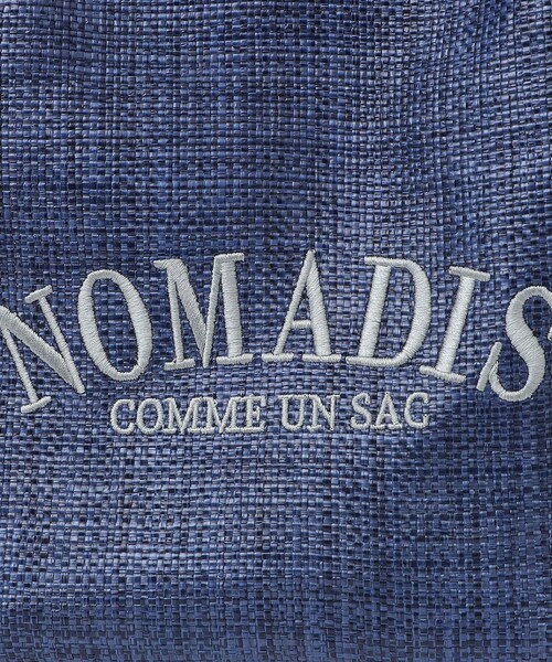 NOMADIS(ノマディス)の「NOMADIS:SAC SQ MESH PETIT(トートバッグ・レディース・ベージュ/ネイビー・ONE SIZE)」の7枚目の写真