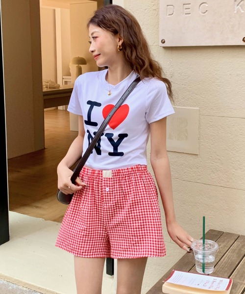 セール】【新色追加】夏に大活躍！ギンガムチェックショートパンツ