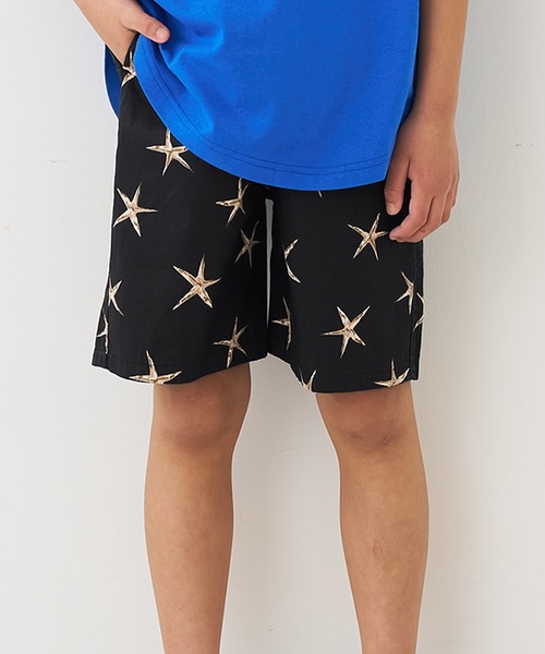 coca(coca)(コカ)の「キッズ アソート総柄ショートパンツ(その他パンツ・キッズ・ブルー/アイボリー/ブラック/チャコール/ベージュ/パープル/B/A/C/D/E・140/150/120/130)」の9枚目の写真