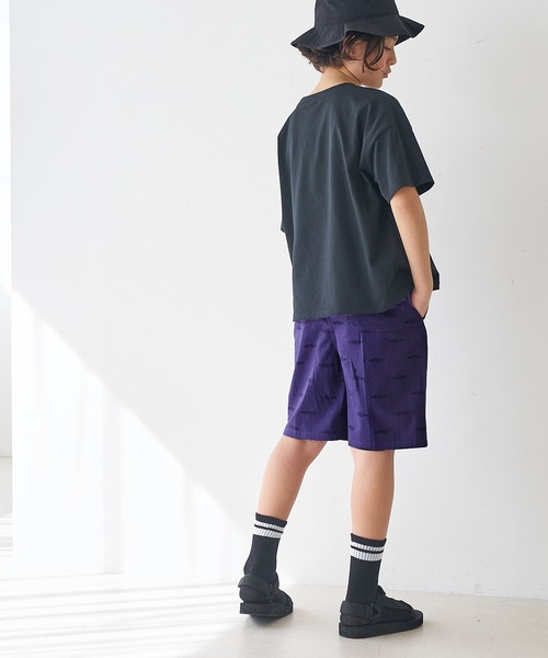 coca(coca)(コカ)の「キッズ アソート総柄ショートパンツ(その他パンツ・キッズ・ブルー/アイボリー/ブラック/チャコール/ベージュ/パープル/B/A/C/D/E・140/150/120/130)」の16枚目の写真