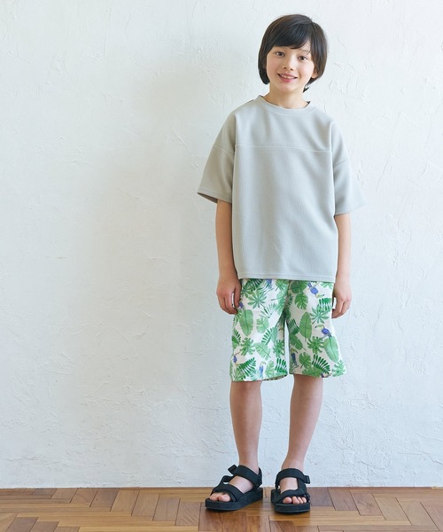 coca(coca)(コカ)の「キッズ アソート総柄ショートパンツ(その他パンツ・キッズ・ブルー/アイボリー/ブラック/チャコール/ベージュ/パープル/B/A/C/D/E・140/150/120/130)」の12枚目の写真
