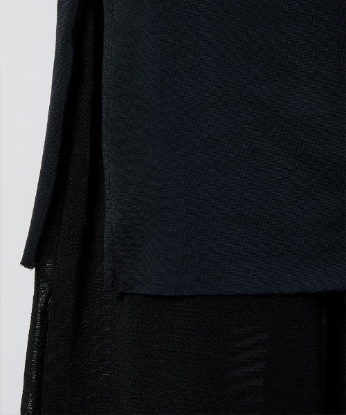 leinwande(ラインヴァンド)の「Mesh Combination Dress / メッシュコンビネーションドレス(ワンピース・レディース・ブラック/ベージュ・SMALL/MEDIUM)」の11枚目の写真