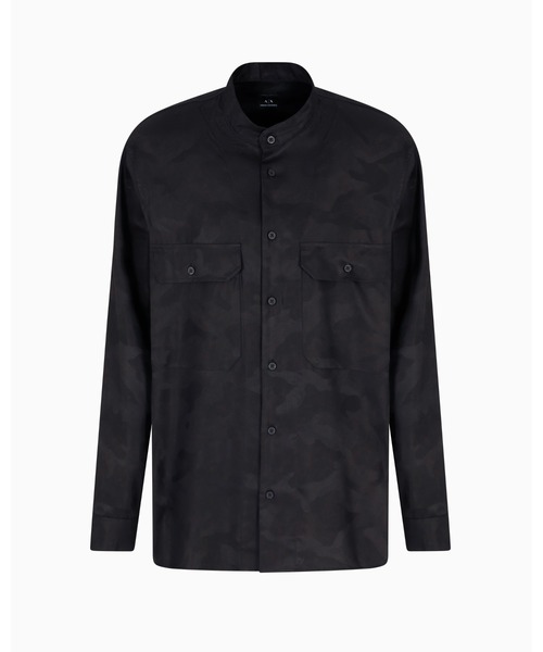 ARMANI EXCHANGE（アルマーニエクスチェンジ）の「【A|X アルマーニ エクスチェンジ】ジャカードカモフラージュ スタンドカラーシャツ/COMFORT（シャツ/ブラウス・メンズ・カモフラージュ・LARGE/SMALL/X-LARGE/MEDIUM/X-SMALL）」の5枚目の写真