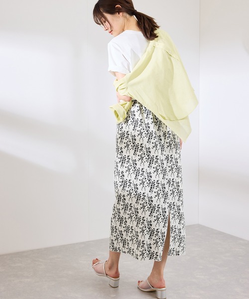 ROPE' PICNIC（ロペピクニック）の「フラワープリントスカート/リンクコーデ（スカート・レディース・ホワイト系その他/ブルー系その他・38）」の22枚目の写真