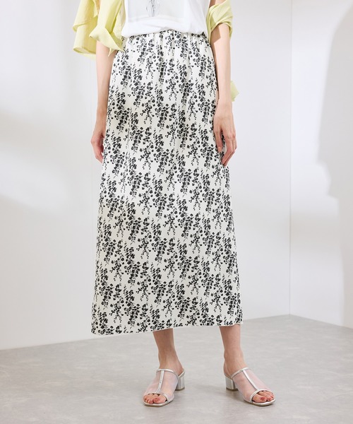 ROPE' PICNIC（ロペピクニック）の「フラワープリントスカート/リンクコーデ（スカート・レディース・ホワイト系その他/ブルー系その他・38）」の21枚目の写真