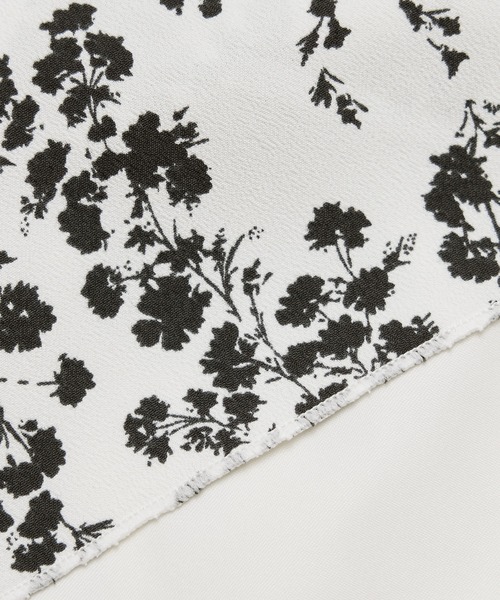 ROPE' PICNIC（ロペピクニック）の「フラワープリントスカート/リンクコーデ（スカート・レディース・ホワイト系その他/ブルー系その他・38）」の6枚目の写真