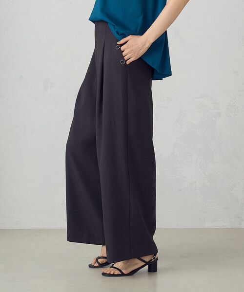 COMME CA ISM（コムサイズム）の「麻調マリンパンツ（その他パンツ・レディース・ダークブラウン/チャコール/ベージュ・SMALL/MEDIUM/LARGE）」の12枚目の写真