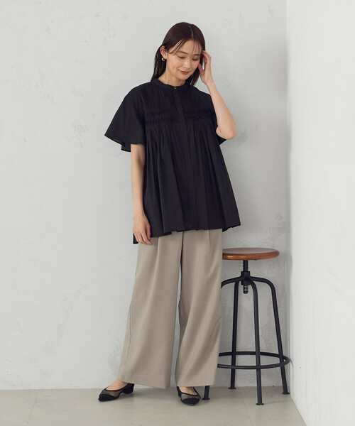 COMME CA ISM（コムサイズム）の「麻調マリンパンツ（その他パンツ・レディース・ダークブラウン/チャコール/ベージュ・SMALL/MEDIUM/LARGE）」の16枚目の写真