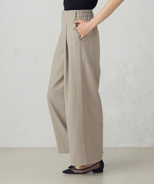COMME CA ISM（コムサイズム）の「麻調マリンパンツ（その他パンツ・レディース・ダークブラウン/チャコール/ベージュ・SMALL/MEDIUM/LARGE）」の19枚目の写真