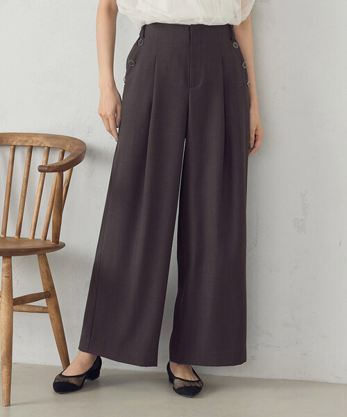 COMME CA ISM（コムサイズム）の「麻調マリンパンツ（その他パンツ・レディース・ダークブラウン/チャコール/ベージュ・SMALL/MEDIUM/LARGE）」の21枚目の写真