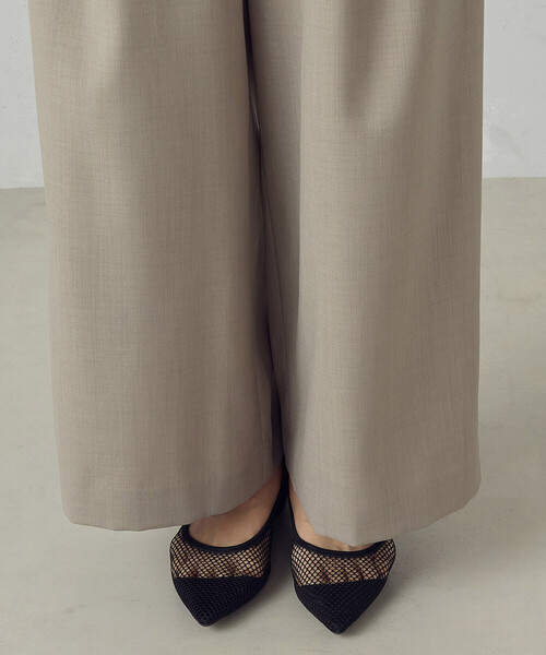 COMME CA ISM（コムサイズム）の「麻調マリンパンツ（その他パンツ・レディース・ダークブラウン/チャコール/ベージュ・SMALL/MEDIUM/LARGE）」の6枚目の写真