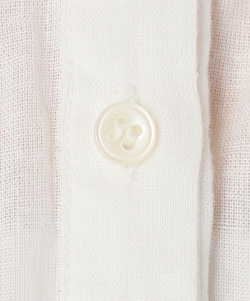 【新品】Spick and Span コットンリネンスクエアフレンチスリーブ 白 Spick & Span｜《WEB限定》コットンリネンスクエアフレンチ