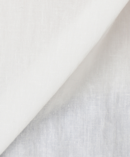 Spick & Span(スピックアンドスパン)の「《WEB限定》コットンリネンスクエアフレンチスリーブ(シャツ/ブラウス・レディース・ベージュ/ネイビー/ホワイト・FREE)」の22枚目の写真