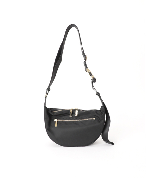 Spick & Span(スピックアンドスパン)の「《WEB限定追加》VIOLAd’ORO / ヴィオラドーロ BIANCA ナイロンショルダー(ショルダーバッグ・レディース・ベージュ系その他/ブラック・FREE)」の3枚目の写真