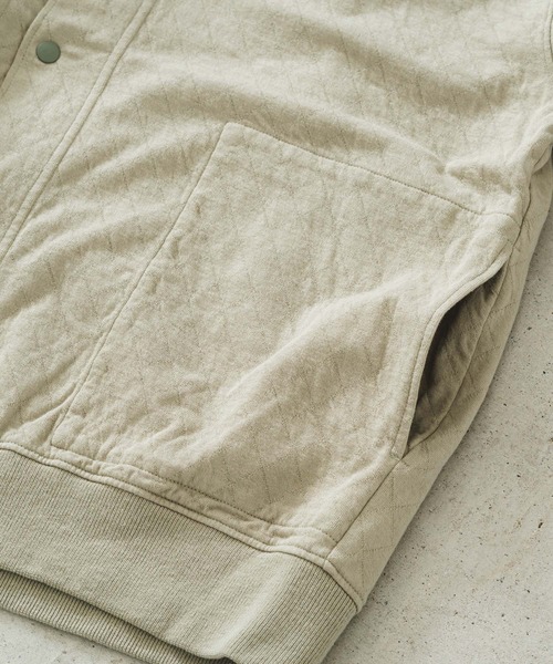 quadro（クオドロ）の「C/NyキルトJQブルゾン（Tシャツ/カットソー・メンズ・ダークネイビー/グレイッシュベージュ・LARGE/MEDIUM）」の13枚目の写真