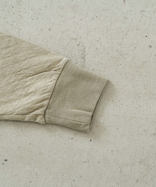 quadro（クオドロ）の「C/NyキルトJQブルゾン（Tシャツ/カットソー・メンズ・ダークネイビー/グレイッシュベージュ・LARGE/MEDIUM）」の16枚目の写真