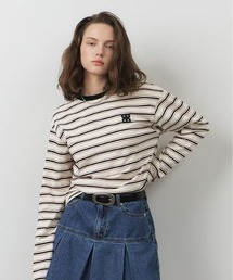 Tシャツ・カットソー Citybreeze Cotton Stripe Basic Shirt 5BJH313 Citybreeze Cotton Stripe Basic Shirt 5BJH313