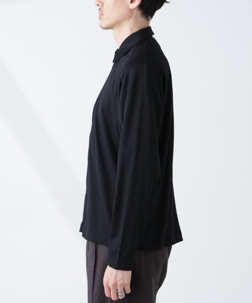 NANO universe（ナノユニバース）の「「ALL-DAYS COMFORT 100% WOOL」 ZIPプルオーバー（その他アウター・メンズ・ブラック/カーキ・M/L）」の17枚目の写真