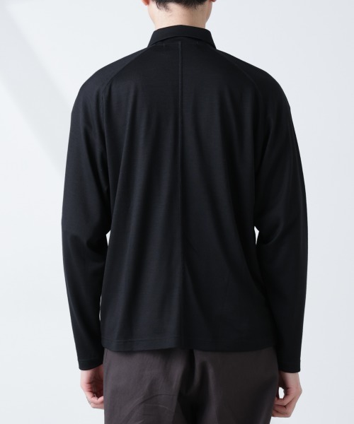 NANO universe（ナノユニバース）の「「ALL-DAYS COMFORT 100% WOOL」 ZIPプルオーバー（その他アウター・メンズ・ブラック/カーキ・M/L）」の18枚目の写真