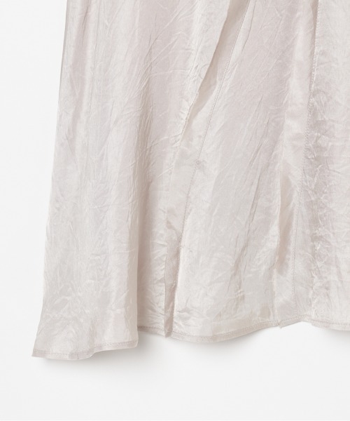 HELIOPOLE（エリオポール）の「CREPE SHEER GATHERED BLOUSE（シャツ/ブラウス・レディース・ホワイト/ライトグレー・38）」の5枚目の写真