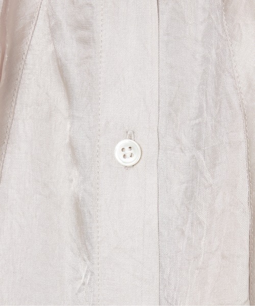 HELIOPOLE（エリオポール）の「CREPE SHEER GATHERED BLOUSE（シャツ/ブラウス・レディース・ホワイト/ライトグレー・38）」の6枚目の写真