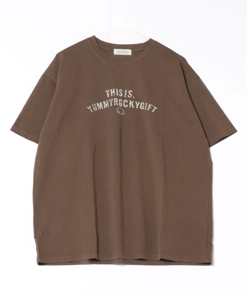 aimoha(アイモハ)の「メッセージプリントTシャツ(Tシャツ/カットソー・レディース・ホワイト/ブラック/イエロー/チョコ・FREE)」の15枚目の写真