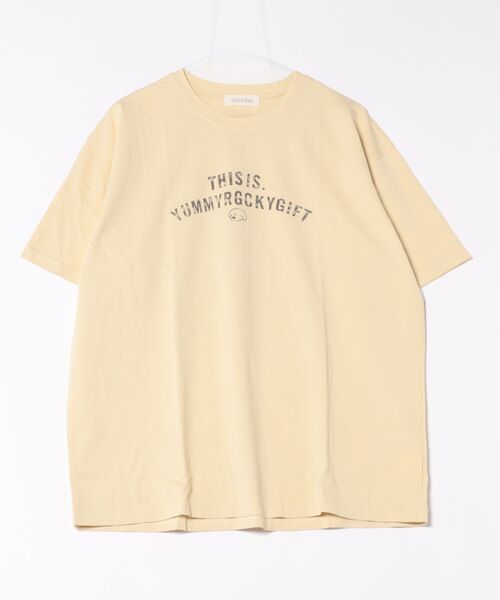 aimoha(アイモハ)の「メッセージプリントTシャツ(Tシャツ/カットソー・レディース・ホワイト/ブラック/イエロー/チョコ・FREE)」の16枚目の写真
