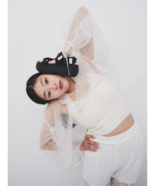 SHAKA(シャカ)の「【SHAKA】ZAMPER 2WAY EVOL CHUNKY for MURUA(サンダル・レディース・ブラック・25/24/23)」の6枚目の写真