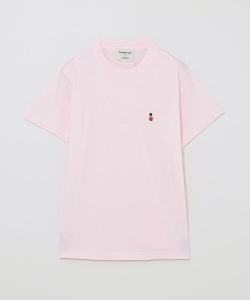 MACKINTOSH PHILOSOPHY(マッキントッシュ フィロソフィー)の「【WEB&一部店舗限定】バッキンガムベア ワッペンT(Tシャツ/カットソー・レディース・オフホワイト/ダークネイビー/ピンク系その他2/ベージュ/ブラック/ブルー・38)」の6枚目の写真