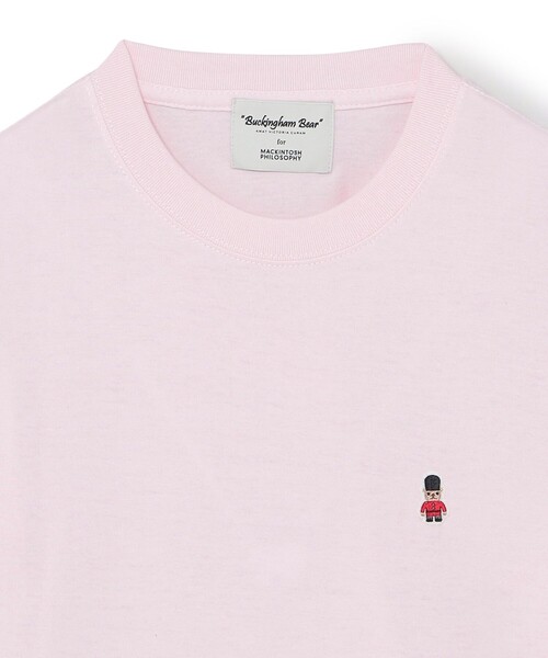 MACKINTOSH PHILOSOPHY(マッキントッシュ フィロソフィー)の「【WEB&一部店舗限定】バッキンガムベア ワッペンT(Tシャツ/カットソー・レディース・オフホワイト/ダークネイビー/ピンク系その他2/ベージュ/ブラック/ブルー・38)」の8枚目の写真