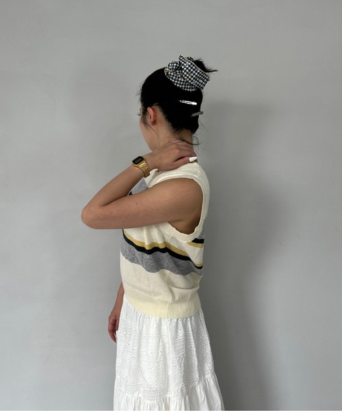 Fano Studios（ファノ ストゥディオズ）の「ティアード ロングスカート  FX25B041【Fano Studios】【2025SS】（スカート・レディース・ホワイト・L/M/S）」の16枚目の写真