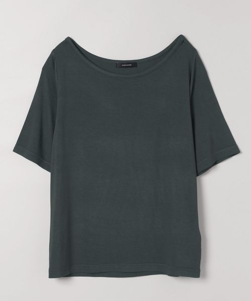 JEANASIS(ジーナシス)の「マルチWAYツイストカット SS/492480(Tシャツ/カットソー・レディース・ライトグレー/チャコールグレー/ホワイト・FREE)」の4枚目の写真